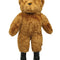 Ours en peluche Mil-Tec de 50 cm avec bottes, enveloppe polyester et garnissage coton