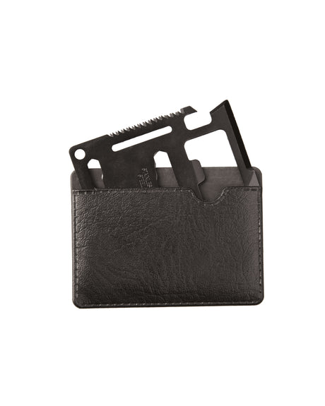 Outil multifonctions Mil-Tec 11 fonctions acier inoxydable 6,8 x 4,5 cm avec housse