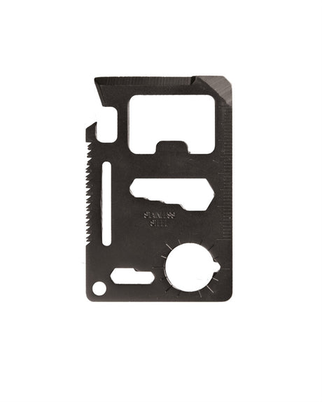 Outil multifonctions Mil-Tec 11 fonctions acier inoxydable 6,8 x 4,5 cm avec housse