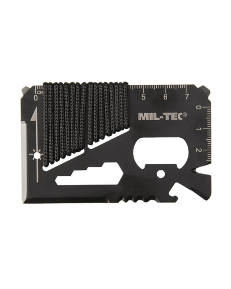 Outil multifonctions Mil-Tec Paracord 12 fonctions en acier 2Cr13 8,5 x 5,3 cm 34 g