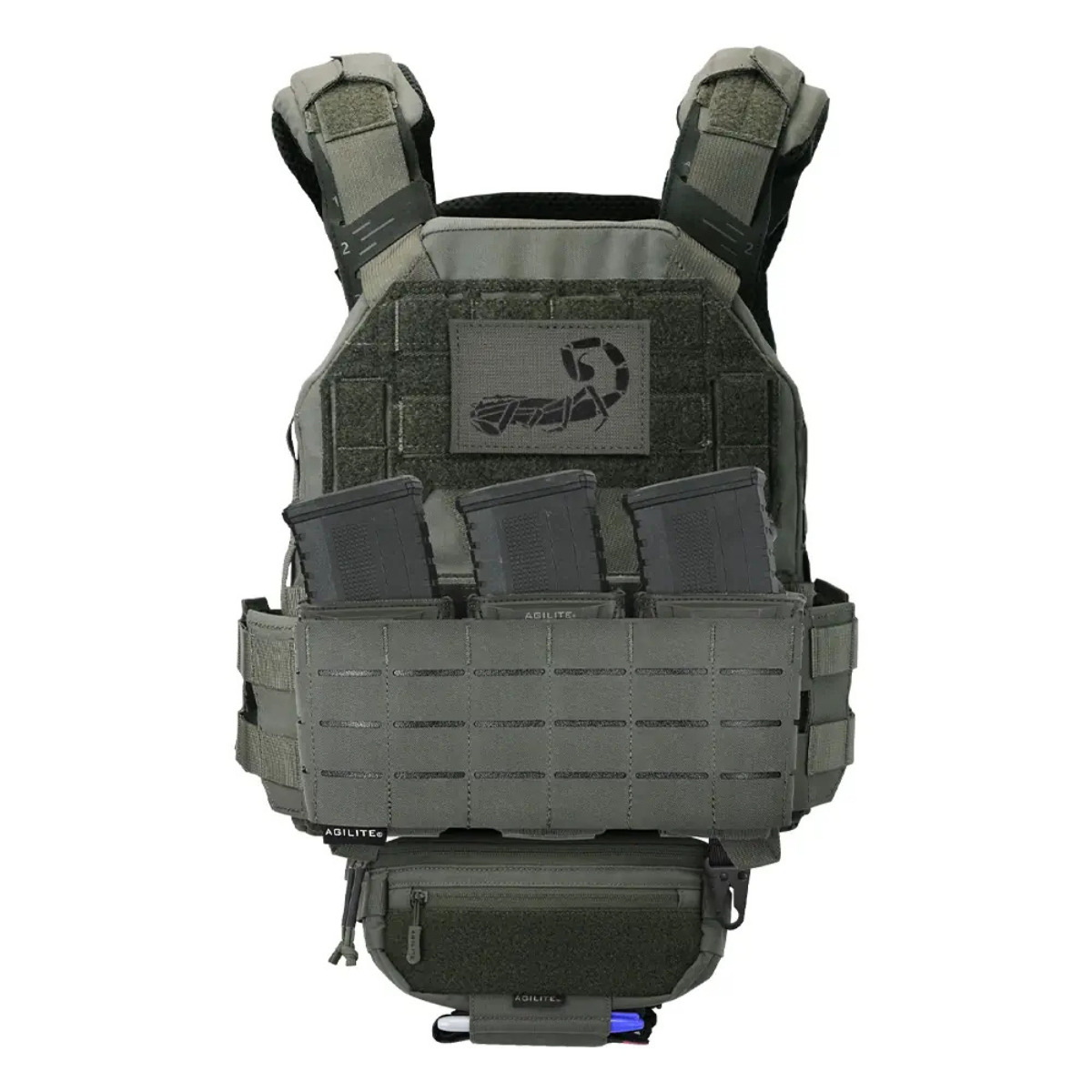 Panneau MOLLE Agilite Pincer Placard 2nd Layer rigidifié de 88 g pour charges lourdes