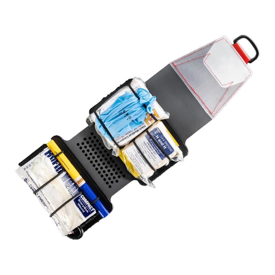 Panneau organisateur Chiron vertical Frog Pro en technopolymère MOLLE Multi-Dot