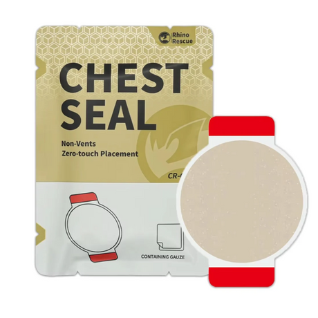 Pansement occlusif Rhino Rescue Chest Seal sans valve