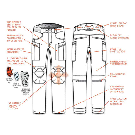 Pantalon 5.11 Tactical V.XI XTU