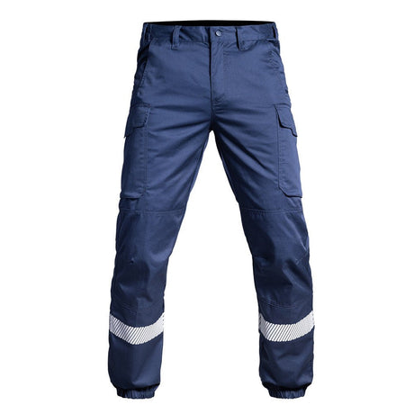 Pantalon tactique SÉCU - ONE BAS ÉLASTIQUÉ HV - TAPE A10 Equipment - Bleu marine - Welkit.com