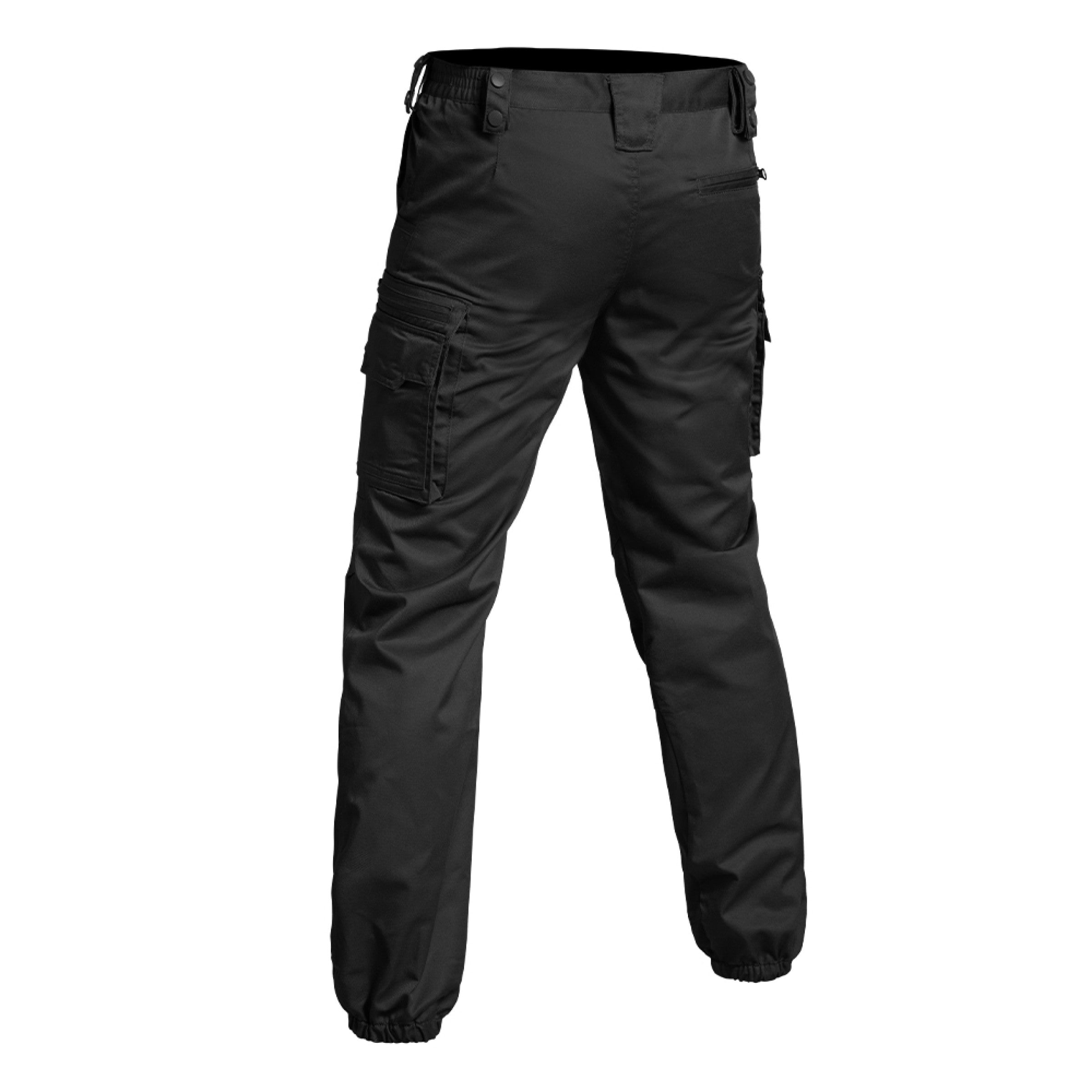 A10 Equipment Pantaloni Eleganti Gamma Secu-One Unisex - Alta Visibilità EN 20471, Tessuto HR-PC, Nero