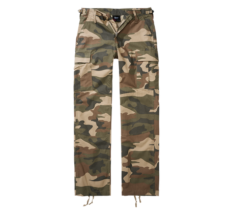 Pantalon Brandit BDU coupe femme en coton ripstop déperlant genoux et assise renforcés