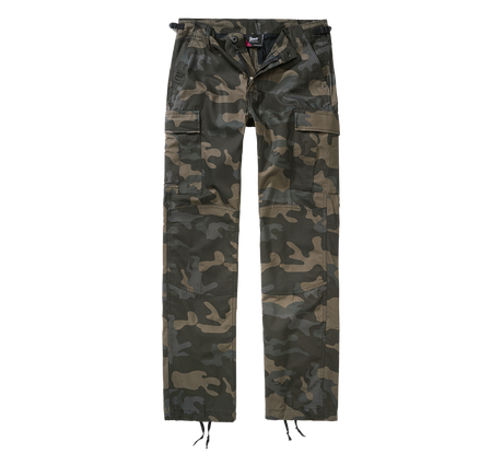 Pantalon Brandit BDU coupe femme en coton ripstop déperlant genoux et assise renforcés
