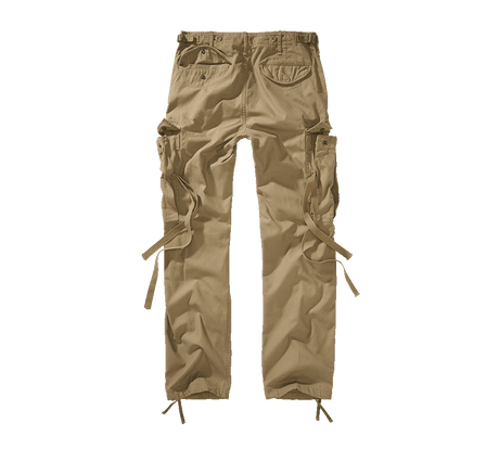 Pantalon Brandit M65 coupe femme en coton ample avec sangles de taille et plis aux genoux