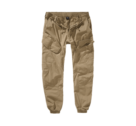 Pantalon Brandit Ray Vintage coton léger assise renforcée six poches et bas resserrés