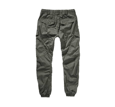 Pantalon Brandit Ray Vintage coton léger assise renforcée six poches et bas resserrés