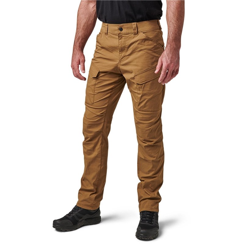 Pantalon Meridian 5.11 Tactical popeline extensible six poches et aérations à glissière