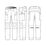 Pantalon V.XI XTU EU femme 5.11 Tactical No Melt No Drip genouillères intégrées