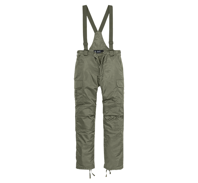 Pantalon chaud Brandit Thermo Next Generation nylon bavette amovible et six poches