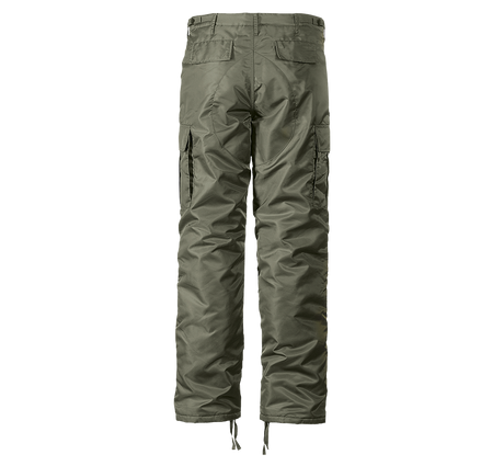 Pantalon chaud Brandit Thermo nylon coupe-vent déperlant doublure ouatinée six poches