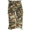 Pantalon de combat Mil-Tec Commando Light Weight en polyester-coton ripstop avec renforts genoux et fermeture éclair de mollet