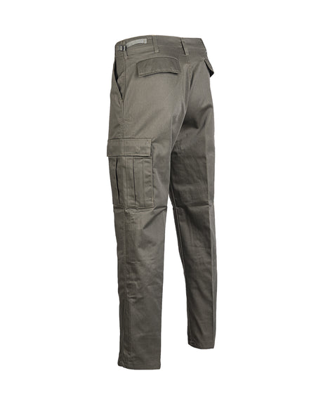 Pantalon de combat type BDU Mil-Tec en polycoton 80/20 six poches et taille réglable