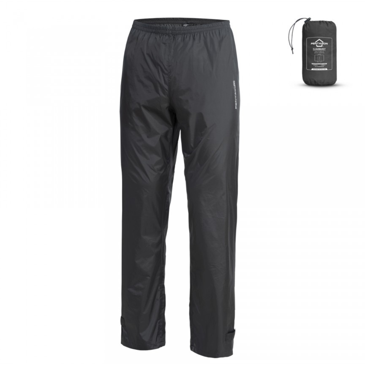 Pantalon de pluie Pentagon Cloudburst nylon ripstop 10 000 mm coutures étanchées