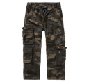 Pantalon enfant Brandit Pure Vintage coton huit poches et taille réglable par élastique