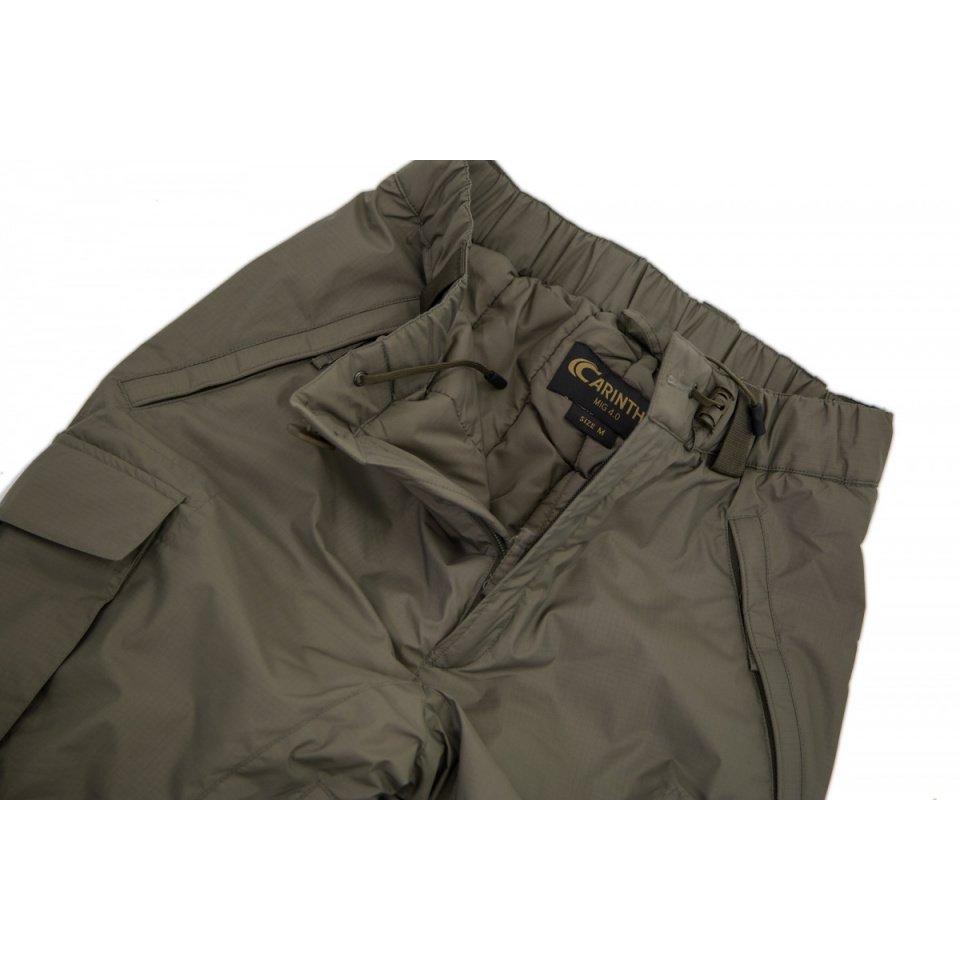 Pantalon isolant Carinthia MIG 4.0 G-LOFT 100 g, membrane Gore Windstopper, 780 g