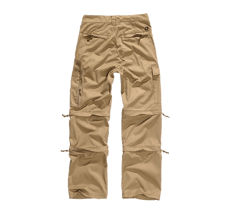 Pantalon tactique Brandit Savannah polycoton 65/35 déperlant poches à glissière bas réglables