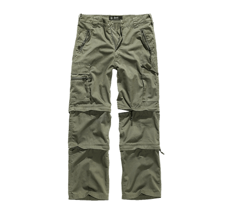 Pantalon tactique Brandit Savannah polycoton 65/35 déperlant poches à glissière bas réglables