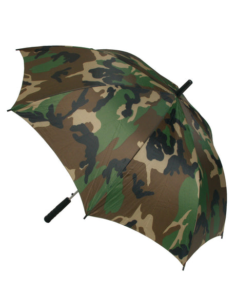 Parapluie canne Mil-Tec en polyester enduit polyuréthane 100 cm de diamètre pour 300 g