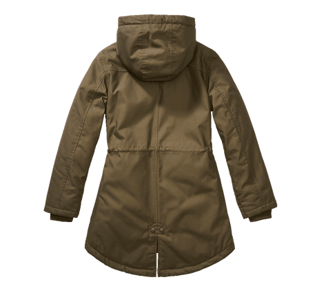 Parka Brandit Marsh Lake coupe femme à pans longs doublure matelassée et peluche