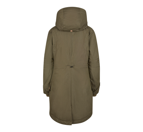 Parka Brandit Mayleene coupe femme longue capuche doublée et envers enduit polyuréthane