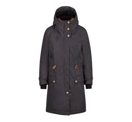 Parka Brandit Mayleene coupe femme longue capuche doublée et envers enduit polyuréthane