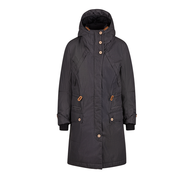 Parka Brandit Mayleene coupe femme longue capuche doublée et envers enduit polyuréthane