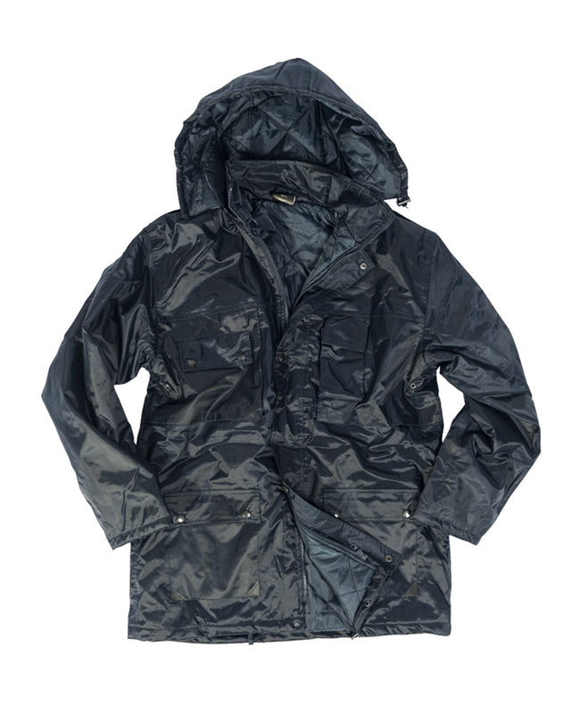 Parka Dubon Mil-Tec en polyester enduit PVC garnissage 160 g/m² à capuche amovible
