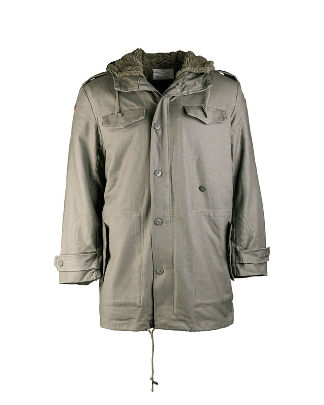 Parka Mil-Tec type Bundeswehr en coton satin imprégné avec doublure déboutonnable