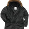 Parka de froid Teesar N3B en nylon enduit polyuréthane avec capuche à fourrure synthétique