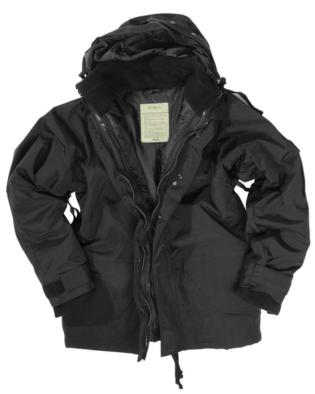 Parka de pluie Mil-Tec type ECWS en laminé 3 couches avec veste polaire amovible