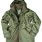 Parka de pluie Mil-Tec type ECWS en laminé 3 couches avec veste polaire amovible