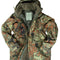 Parka de pluie Mil-Tec type ECWS en laminé 3 couches avec veste polaire amovible