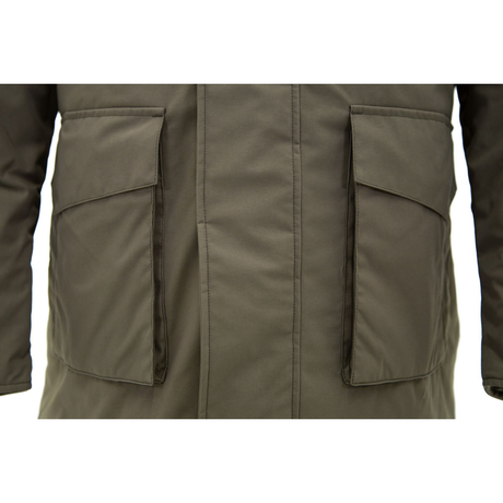 Parka tactique isolante Carinthia G-Loft Tactical Parka, G-LOFT 100/60 g/m², accès latéraux