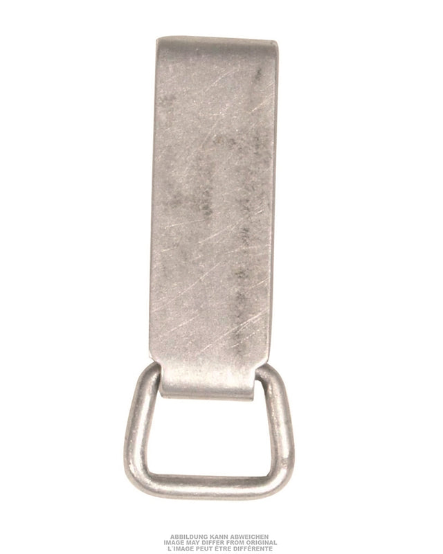 Passant de ceinturon de la Bundeswehr en aluminium, surplus d'occasion