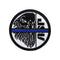 Patch ASP Blue Line, aigle brodé et fixation auto-agrippante, 7,62 cm de diamètre