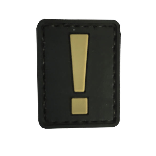 Morale patch EXCLAMATION QS Patch - Noir - Welkit.com