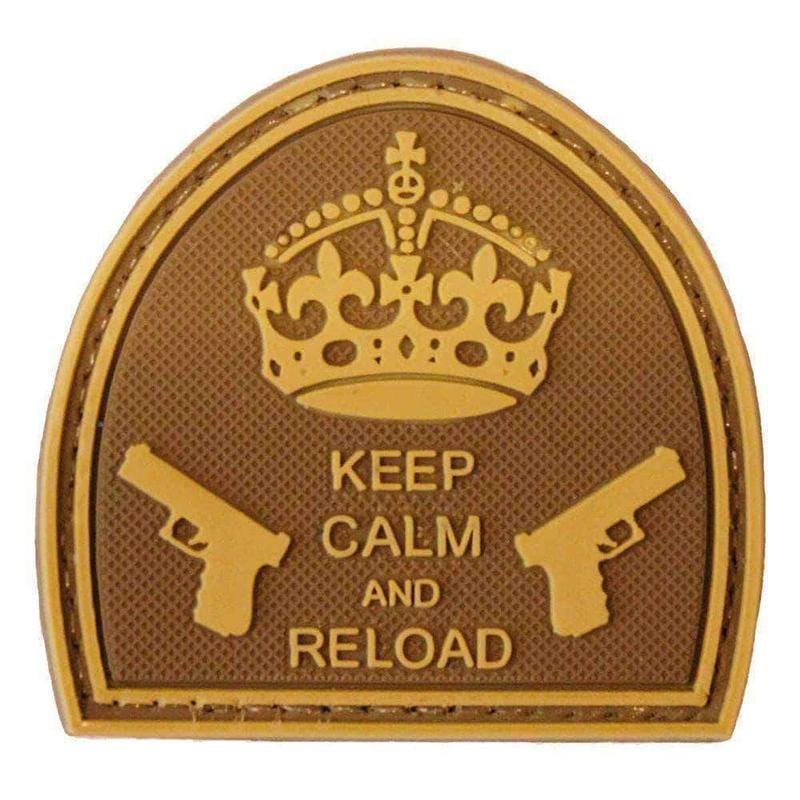 Morale patch KEEP CALM AND RELOAD MNSP - Coyote - Welkit.com