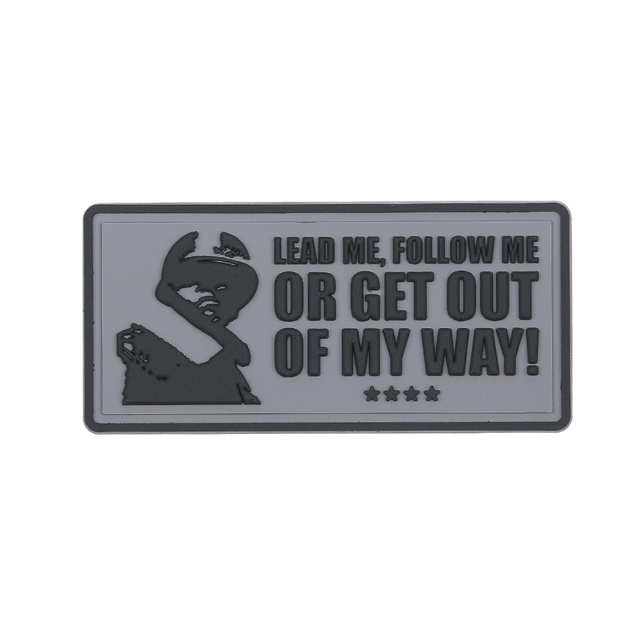 Morale patch LEAD ME FOLLOW ME GRIS 101 Inc - Gris - Welkit.com