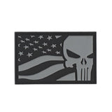 Morale patch PUNISHER USA FLAG GRIS 101 Inc - Gris - Welkit.com