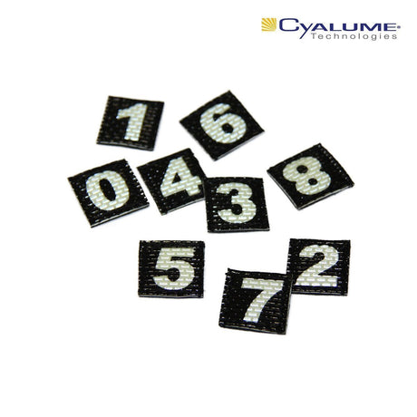Patch d'identification Cyalume CID FPLC 9 x 5 cm thermique et photoluminescent