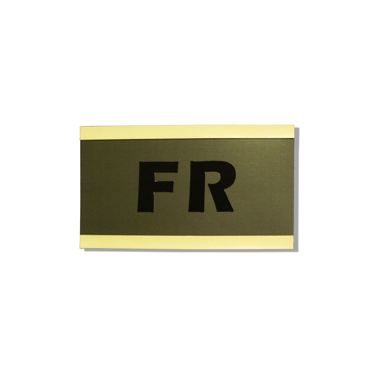Patch d'identification Cyalume CID FPLC 9 x 5 cm thermique et photoluminescent