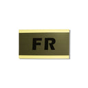 Patch d'identification Cyalume CID FPLC 9 x 5 cm thermique et photoluminescent