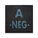 Patch groupe sanguin basse visibilité PVC