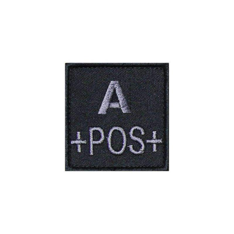 Patch groupe sanguin basse visibilité Tissu
