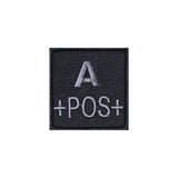 Patch groupe sanguin basse visibilité Tissu